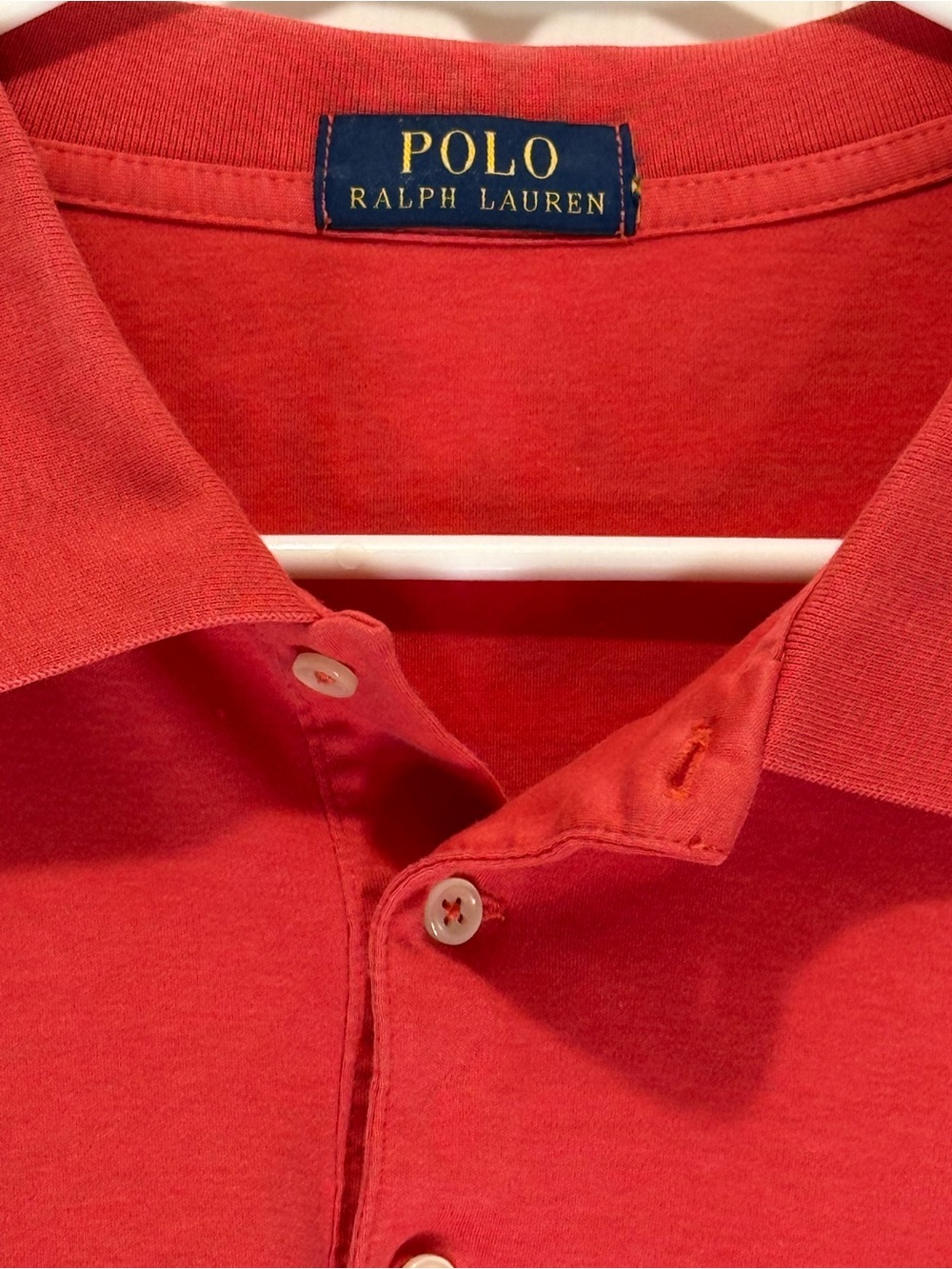 Polo by Ralph Lauren Coral Men's Short-Sleeve Polo